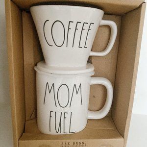 Rae Dunn Mom Fuel Mug With Coffee Drip